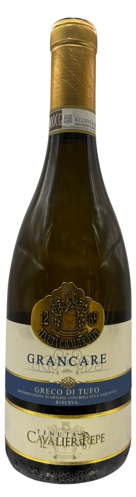 Greco di Tufo Riserva "Grancare" della Tenuta Cavalier Pepe