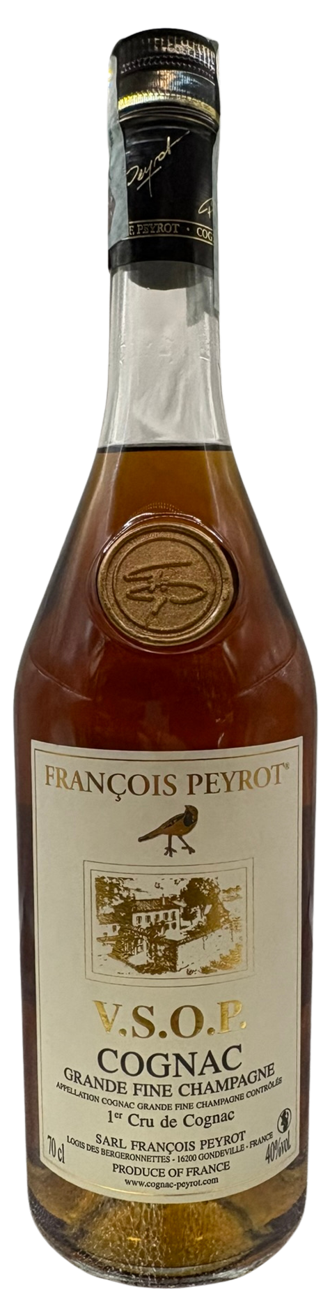 François Peyrot - V.S.O.P. - Cognac - Grande Fine Champagne